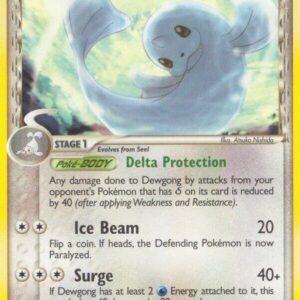 Dewgong (Delta Species) 15/101 Normal Dragon Frontiers Dewgong (Delta Species) 15/101 Normal Dragon Frontiers