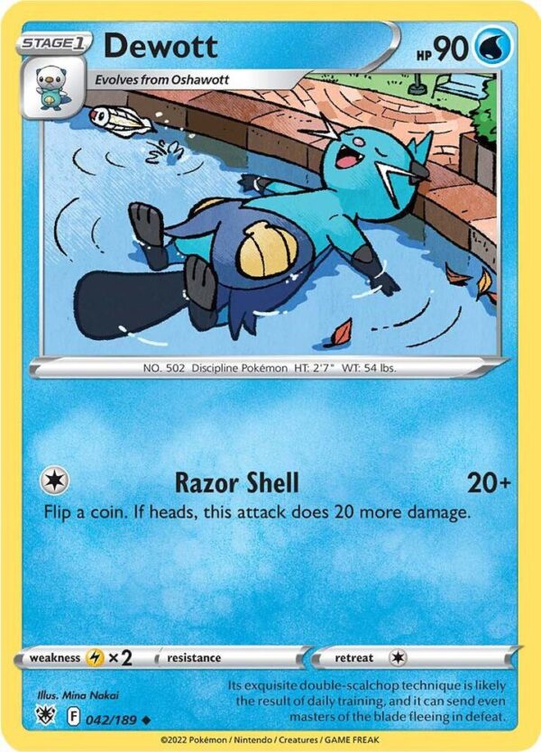 Dewott 042/189 Normal SWSH10: Astral Radiance