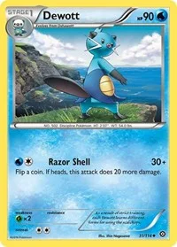 Dewott | 31/114 | Reverse Holofoil | XY - Steam Siege