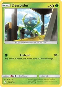 Dewpider | 14/147 | Normal | SM - Burning Shadows