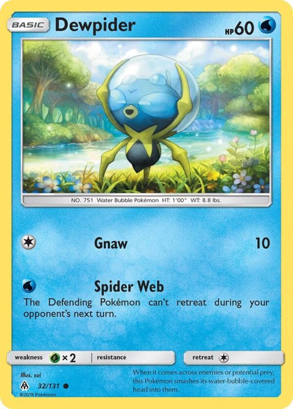 Dewpider 32/131 Normal SM – Forbidden Light