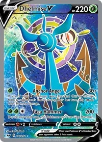 Dhelmise V (Full Art) | 187/202 | Holofoil | SWSH01: Sword & Shield Base Set