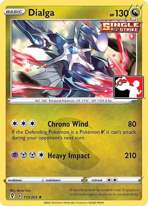Dialga 112/203 Normal Prize Pack Series Cards