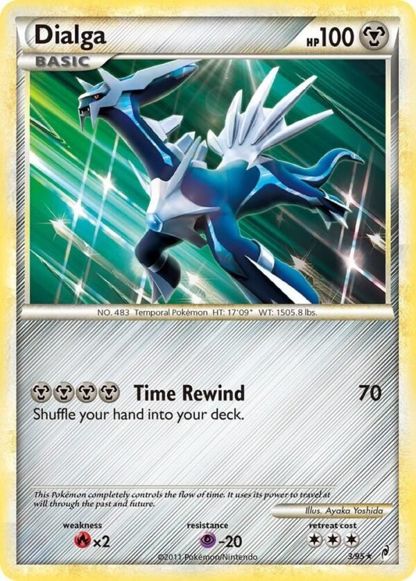 Dialga 3/95 Reverse Holofoil Call of Legends Dialga 3/95 Reverse Holofoil Call of Legends