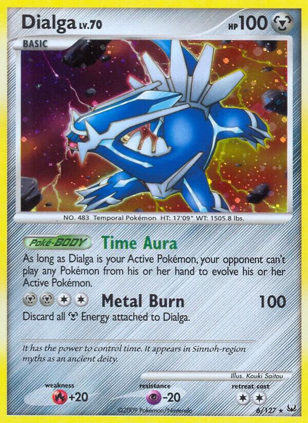 Dialga (6) 6/127 Reverse Holofoil Platinum