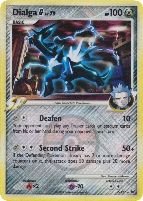 Dialga G 7/127 (League Promo) 007/127 Reverse Holofoil League & Championship Cards Dialga G 7/127 (League Promo) 007/127 Reverse Holofoil League & Championship Cards