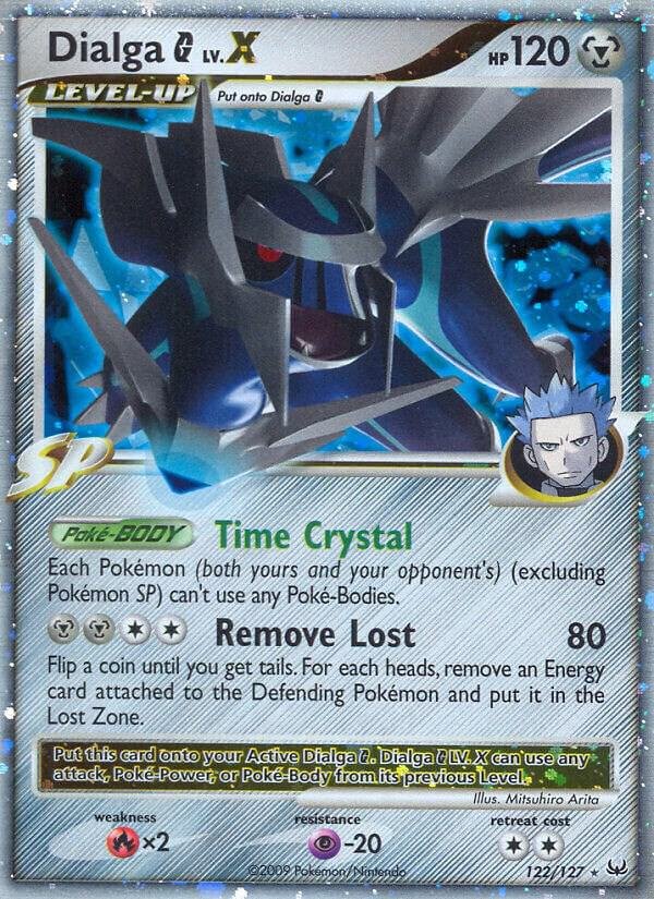Dialga G LV.X 122/127 Holofoil Platinum