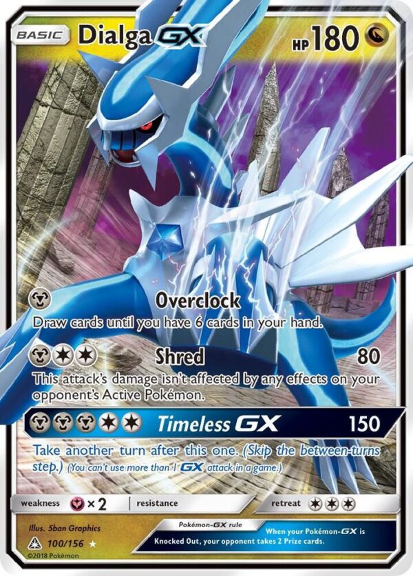 Dialga GX 100/156 Holofoil SM – Ultra Prism Dialga GX 100/156 Holofoil SM – Ultra Prism