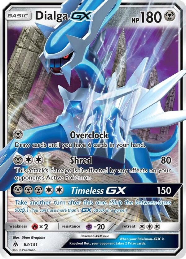 Dialga GX 82/131 Holofoil SM – Forbidden Light Dialga GX 82/131 Holofoil SM – Forbidden Light