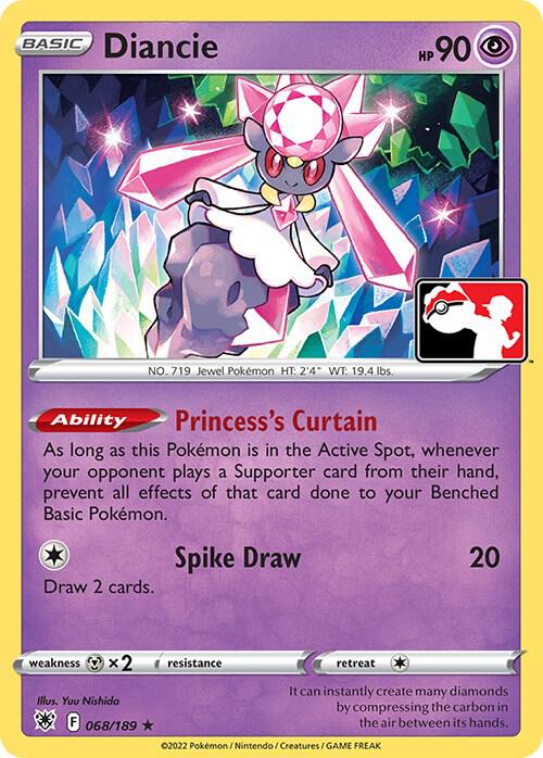 Diancie 068/189 Normal Prize Pack Series Cards