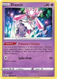 Diancie | 068/189 | Reverse Holofoil | SWSH10: Astral Radiance