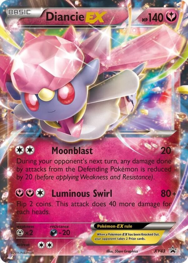 Diancie EX XY43 Holofoil XY Promos Diancie EX XY43 Holofoil XY Promos