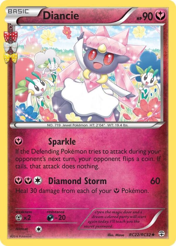 Diancie RC22/RC32 Holofoil Generations: Radiant Collection