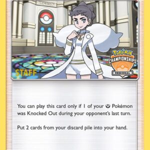 Diantha 105/131 (Regional Championships) [Staff] Reverse Holofoil League & Championship Cards