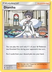 Diantha | 105/131 (Regional Championships) | Reverse Holofoil | League & Championship Cards