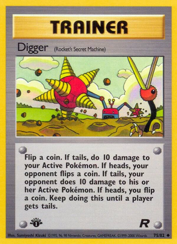 Digger (Rocket’s Secret Machine) 75/82 Unlimited Team Rocket