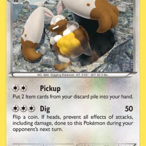 Diggersby 112/146 Reverse Holofoil XY Base Set