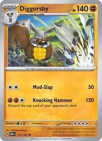 Diggersby | 113/197 | Reverse Holofoil | SV03: Obsidian Flames