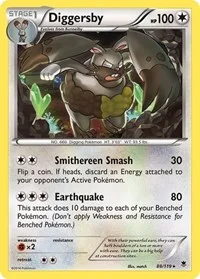 Diggersby | 88/119 | Reverse Holofoil | XY - Phantom Forces