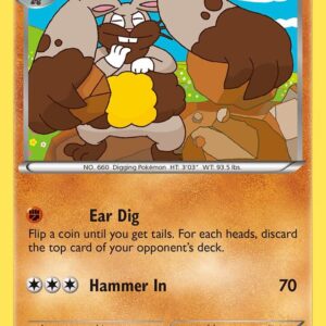 Diggersby 90/160 Reverse Holofoil XY – Primal Clash