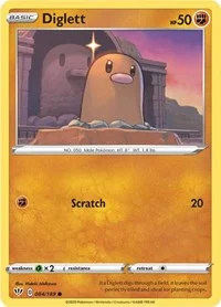 Diglett | 084/189 | Reverse Holofoil | SWSH03: Darkness Ablaze