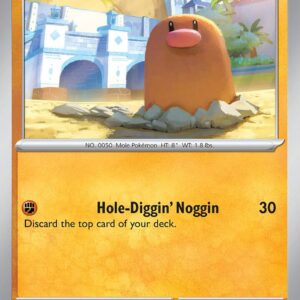 Diglett 103/197 Reverse Holofoil SV03: Obsidian Flames