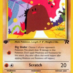 Diglett 52/82 Unlimited Team Rocket