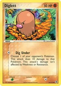 Diglett | 61/112 | Normal | FireRed & LeafGreen