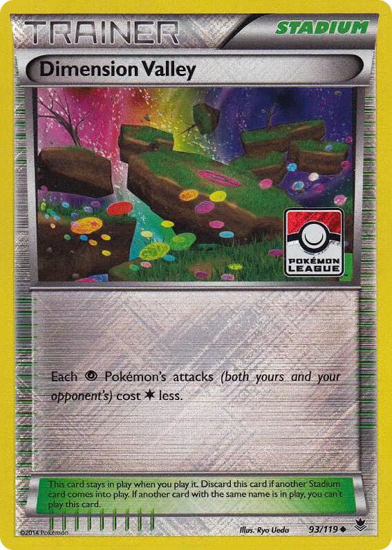 Dimension Valley 93/119 (Pokemon League) 093/119 Reverse Holofoil League & Championship Cards Dimension Valley 93/119 (Pokemon League) 093/119 Reverse Holofoil League & Championship Cards