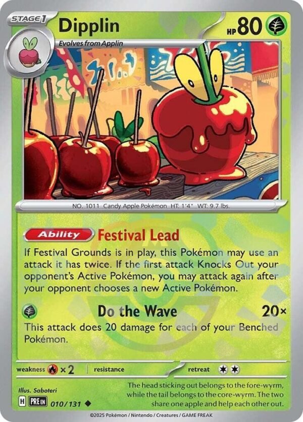 Dipplin (Master Ball Pattern) 010/131 Holofoil SV: Prismatic Evolutions