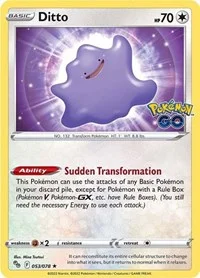 Ditto | 053/078 | Holofoil | Pokemon GO