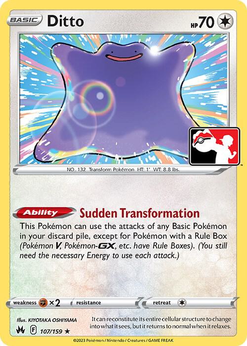 Ditto 107/159 Normal Prize Pack Series Cards