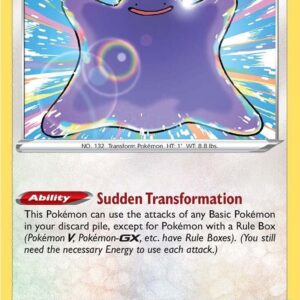 Ditto 107/159 Reverse Holofoil Crown Zenith
