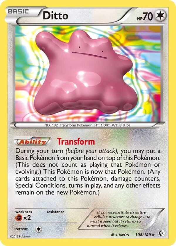 Ditto 108/149 Holofoil Boundaries Crossed