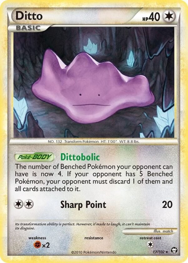 Ditto 17/102 Reverse Holofoil Triumphant Ditto 17/102 Reverse Holofoil Triumphant