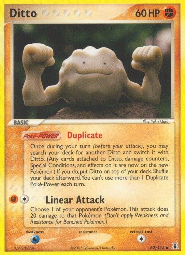 Ditto (Geodude) 62/113 Reverse Holofoil Delta Species Ditto (Geodude) 62/113 Reverse Holofoil Delta Species