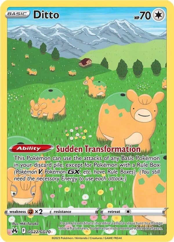Ditto GG22/GG70 Holofoil Crown Zenith: Galarian Gallery Ditto GG22/GG70 Holofoil Crown Zenith: Galarian Gallery
