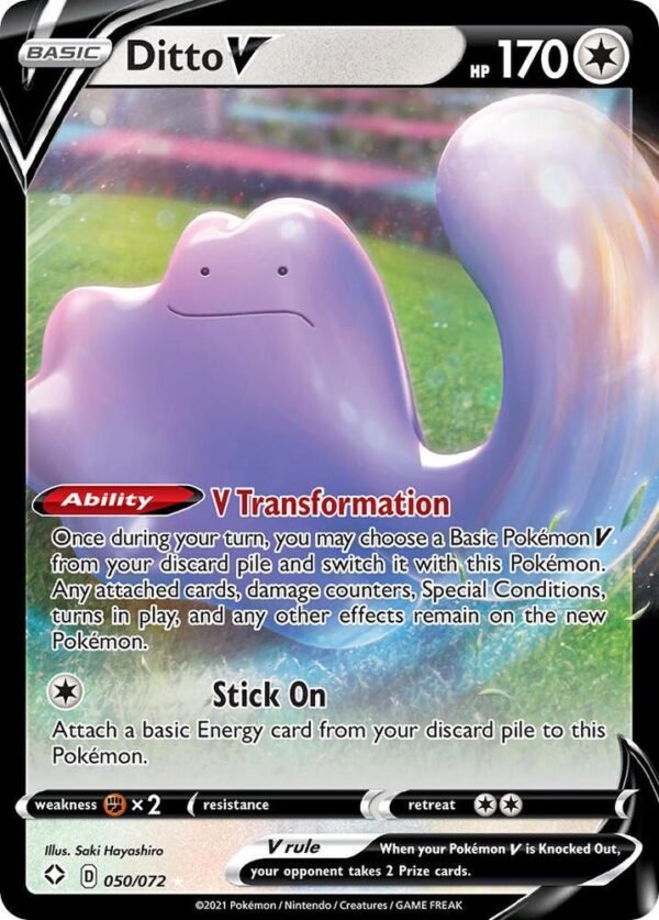 Ditto V 050/072 Holofoil Shining Fates Ditto V 050/072 Holofoil Shining Fates