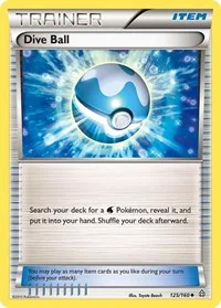 Dive Ball | 125/160 | Reverse Holofoil | XY - Primal Clash