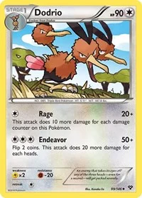 Dodrio | 99/146 | Reverse Holofoil | XY Base Set