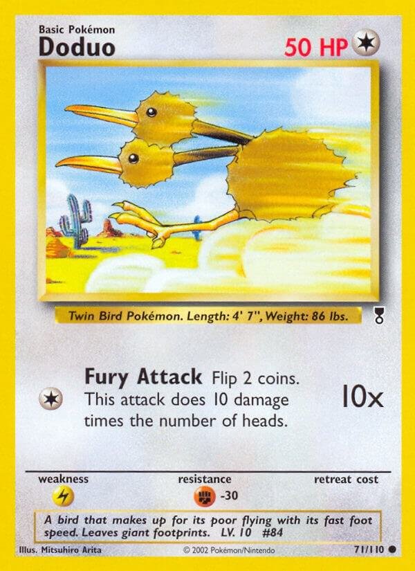 Doduo 071/110 Reverse Holofoil Legendary Collection Doduo 071/110 Reverse Holofoil Legendary Collection