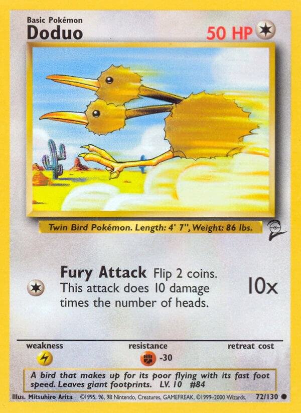Doduo 072/130 Normal Base Set 2