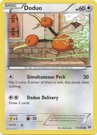 Doduo (115) | 115/162 | Reverse Holofoil | XY - BREAKthrough