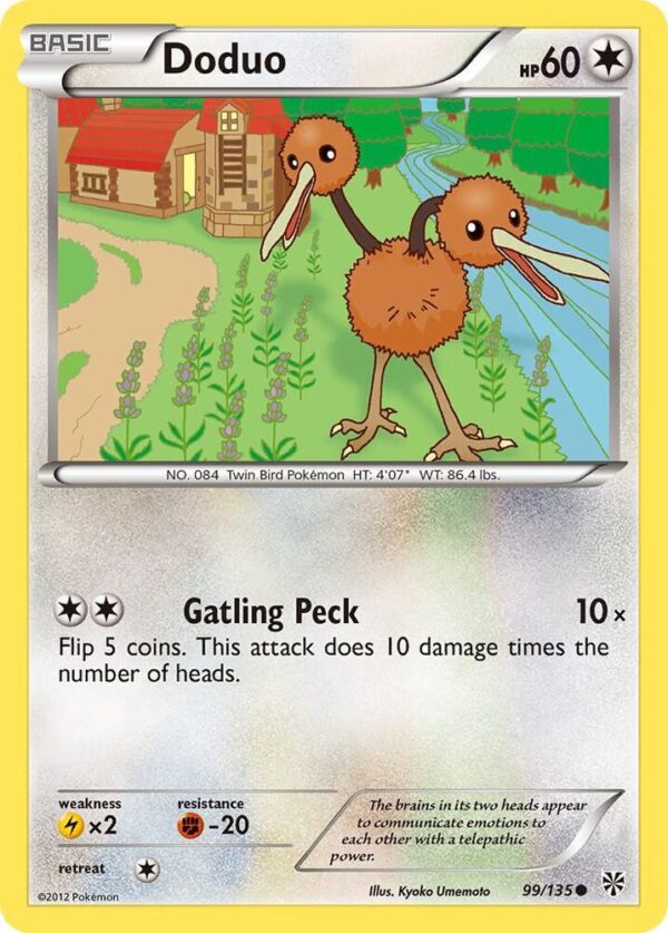 Doduo 99/135 Reverse Holofoil Plasma Storm