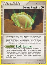Dome Fossil | 89/100 | Reverse Holofoil | Majestic Dawn