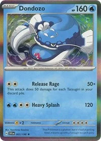 Dondozo | 061/198 | Reverse Holofoil | SV01: Scarlet & Violet Base Set