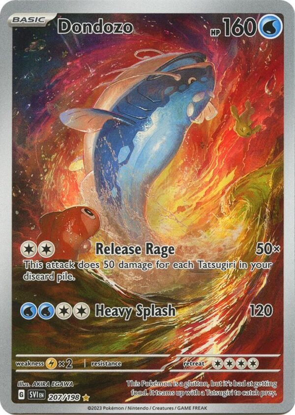 Dondozo 207/198 Holofoil SV01: Scarlet & Violet Base Set Dondozo 207/198 Holofoil SV01: Scarlet & Violet Base Set
