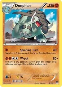Donphan | 72/135 | Reverse Holofoil | Plasma Storm