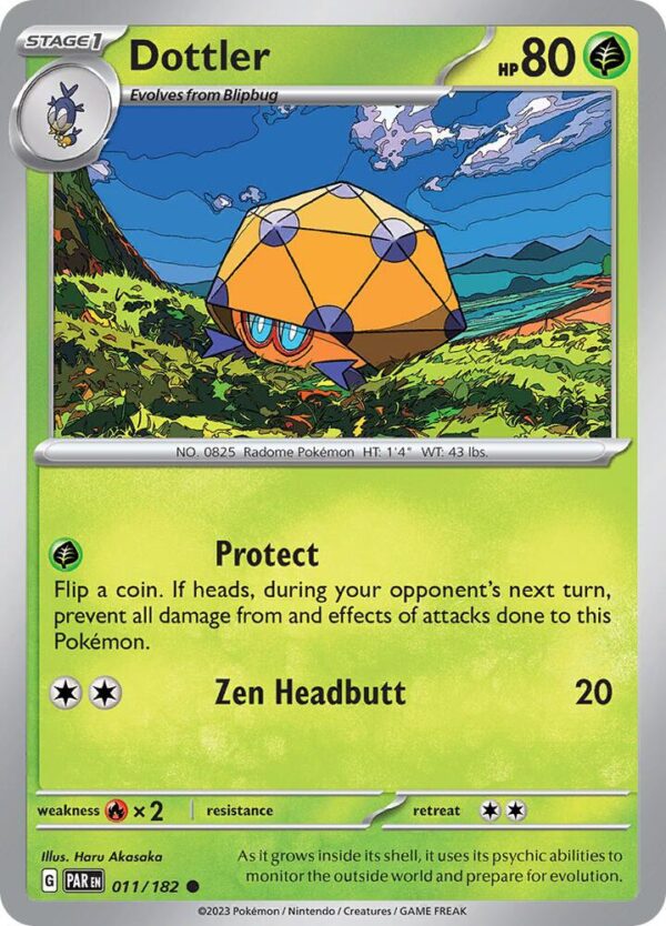 Dottler 011/182 Reverse Holofoil SV04: Paradox Rift