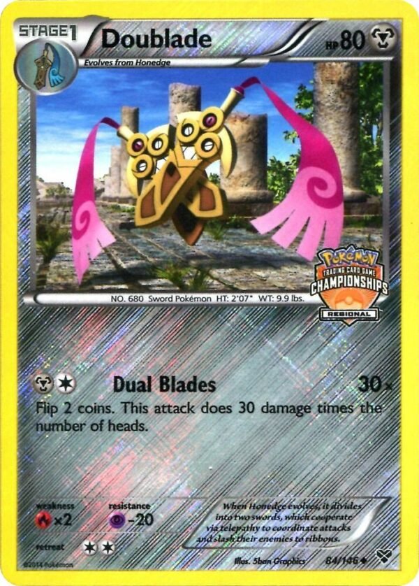 Doublade 84/146 (Regional Championships) 084/146 Reverse Holofoil League & Championship Cards